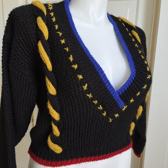 80s 3D Sweater - Picture 2 of 4